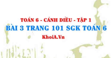 Bài 3 trang 101 SGK Toán 6 tập 1 Cánh Diều